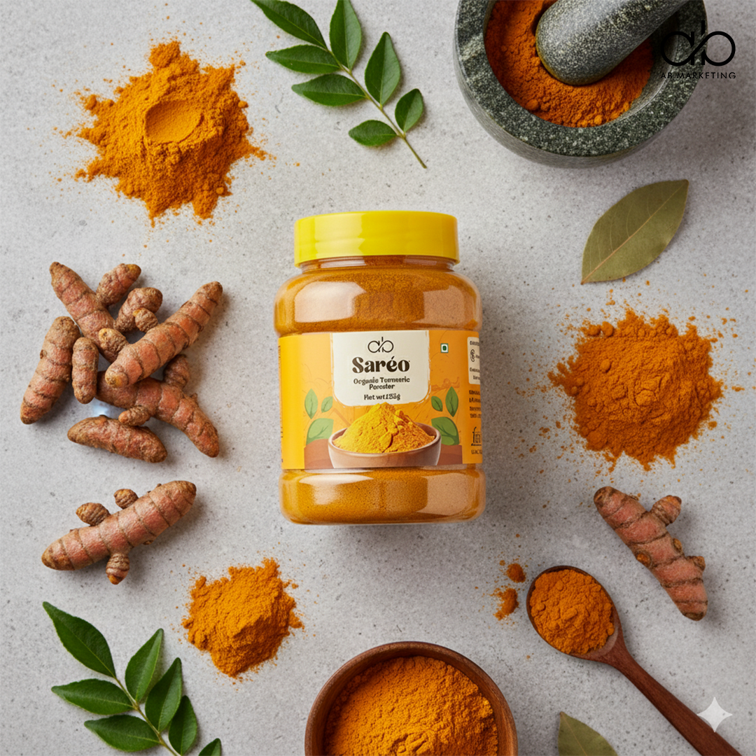 Saréo Turmeric Powder – 100% Natural Karbi Anglong Product