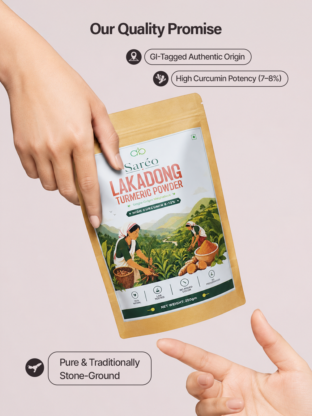 Single Origin Lakadong Turmeric Powder
