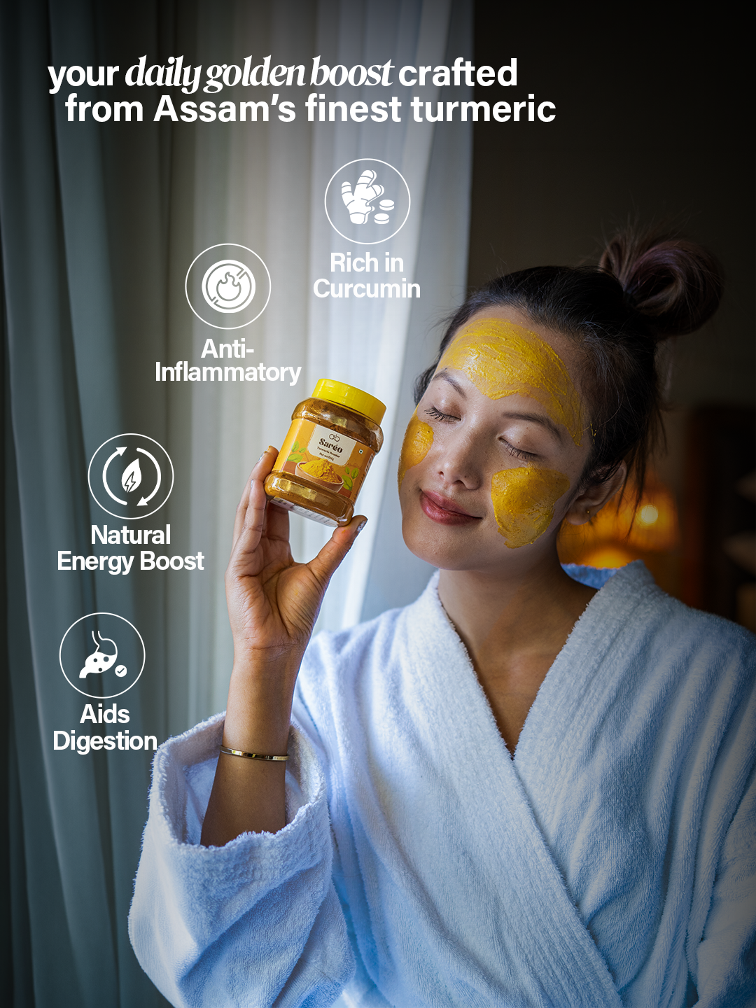 Saréo Turmeric Powder – 100% Natural Karbi Anglong Product