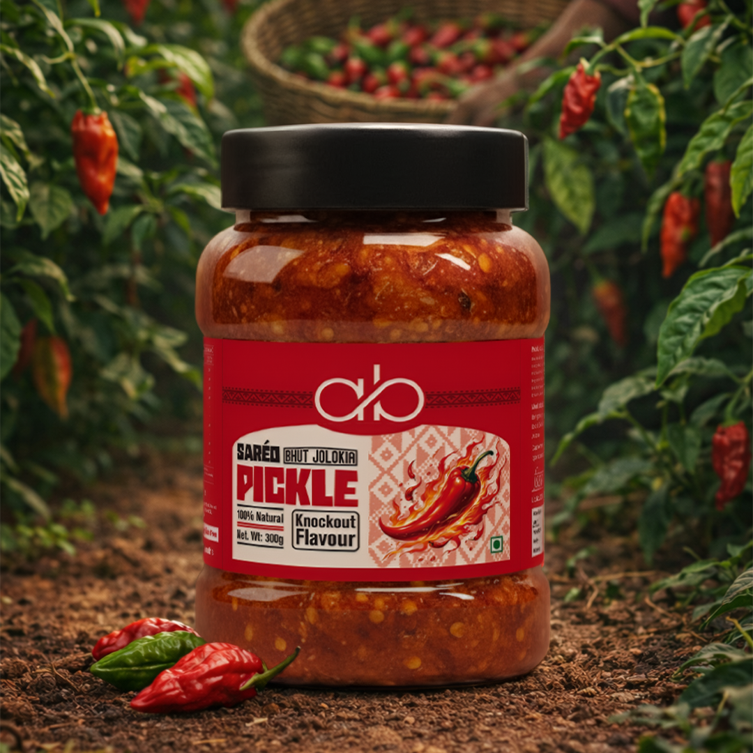 Saréo Bhut Jolokia Pickle – The Fire of Assam