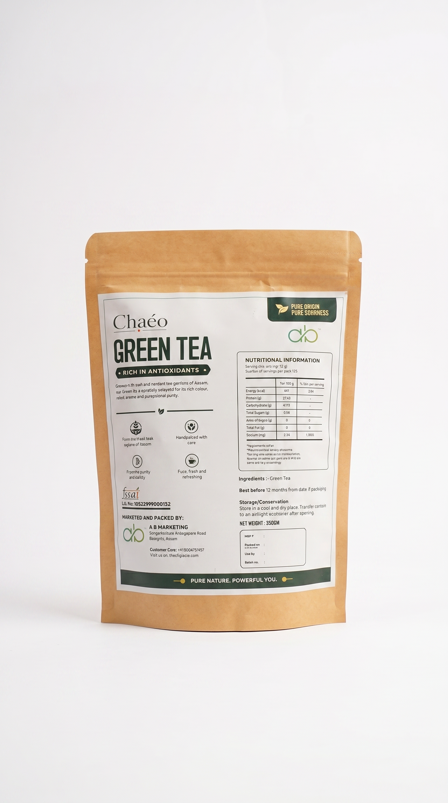 Single Estate Assam green tea
